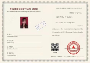 幼儿园园长证（证书内页）
